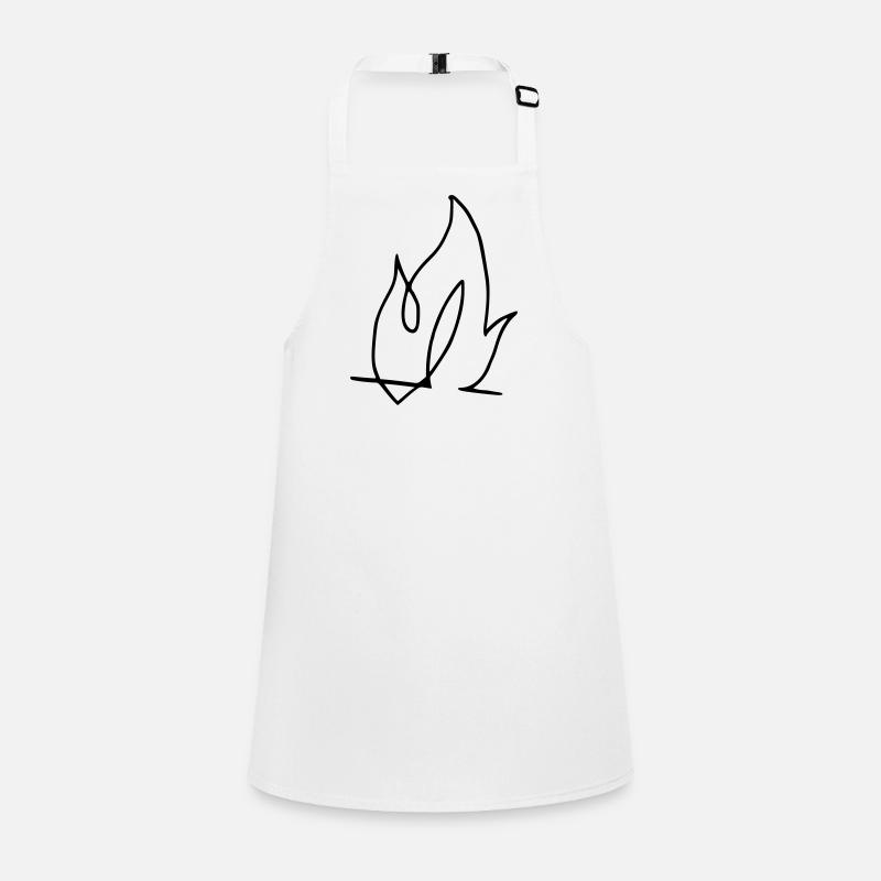 Flamme, !!! incendie Tablier Enfant