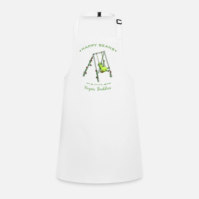 "Happy Beans" funny soy bean Children's Apron