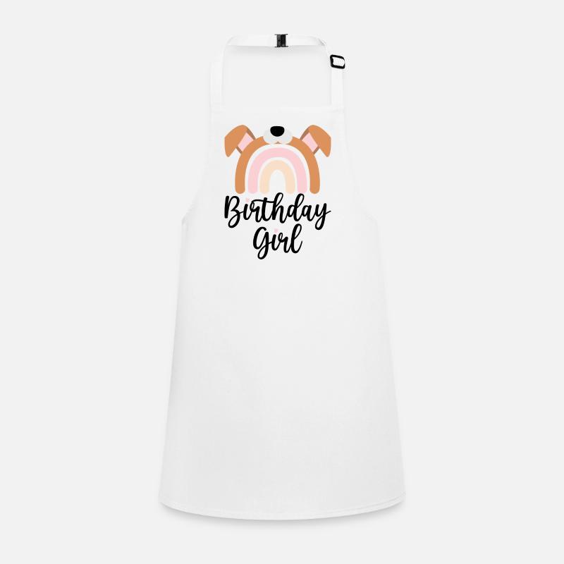Chiot pastel arc-en-ciel Tablier Enfant