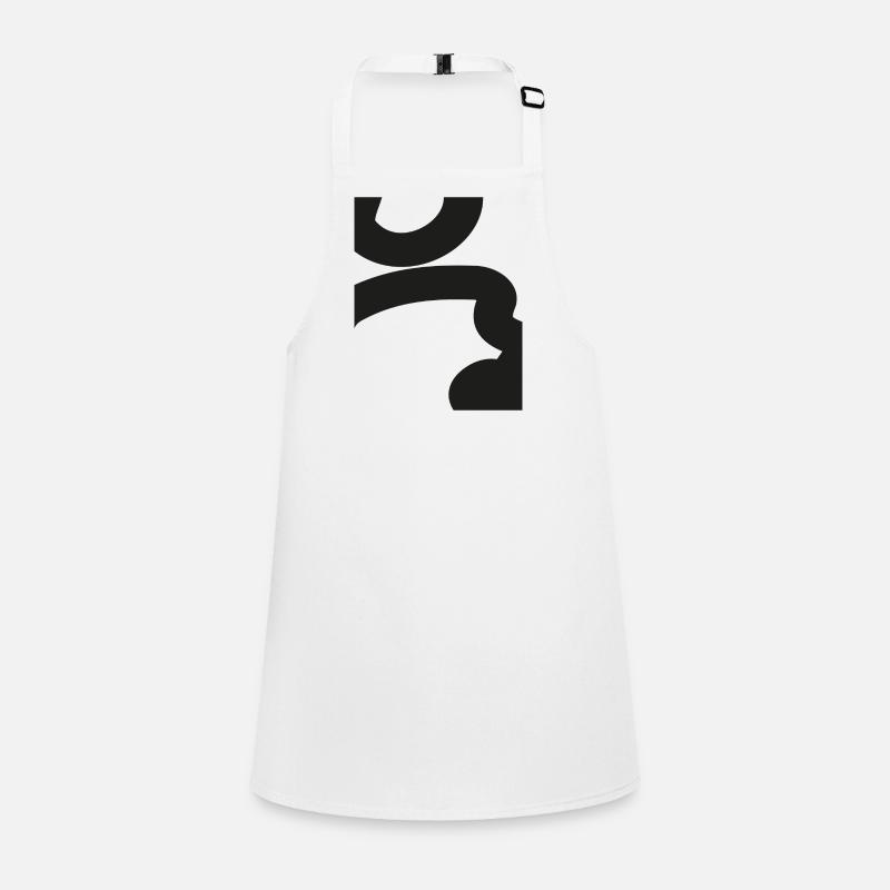 Conception de ligne de motif graphique Hiéroglyphe Minimalisme Tablier Enfant