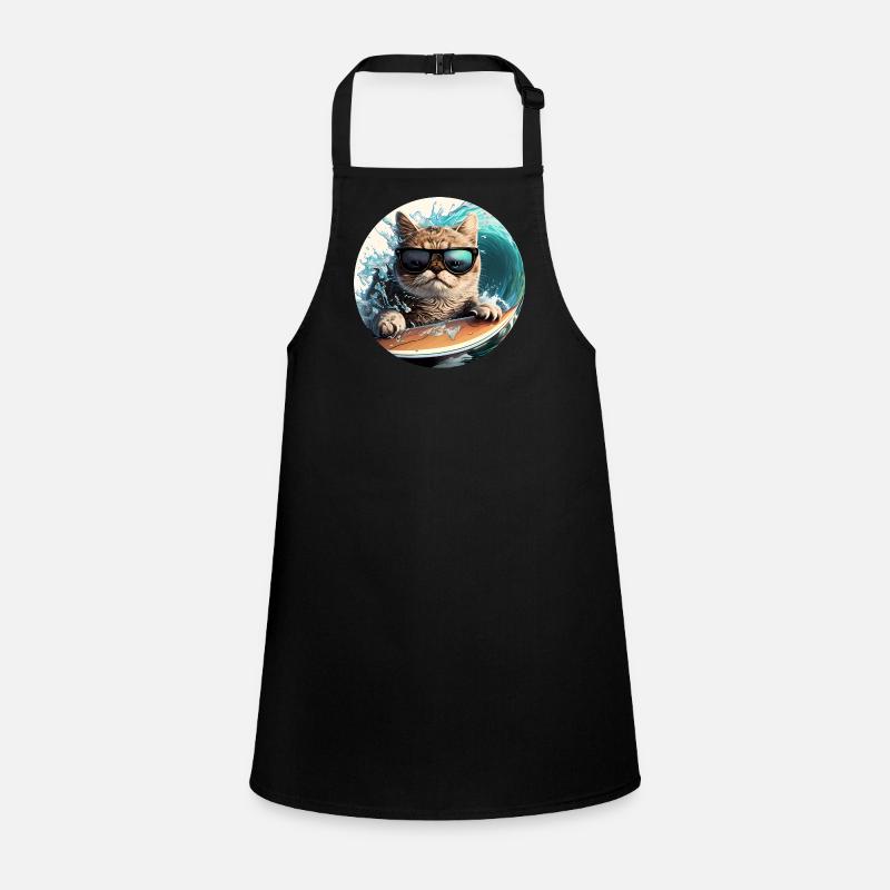 Surf Cat Schürze für Kinder