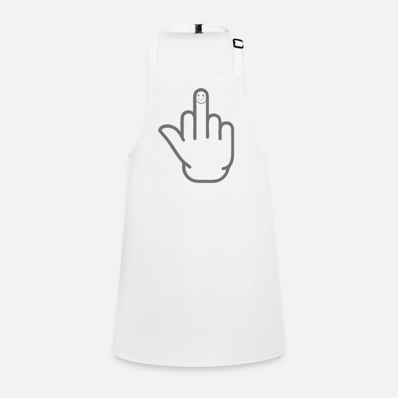 Middle finger Children's Apron