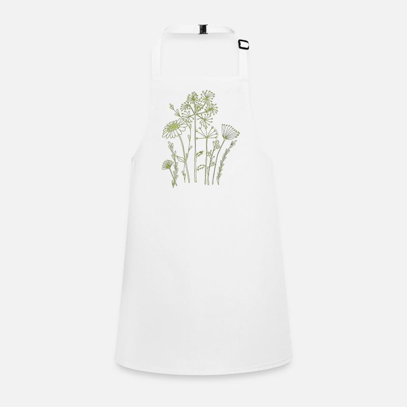 Dried Flowers Style Children's Apron