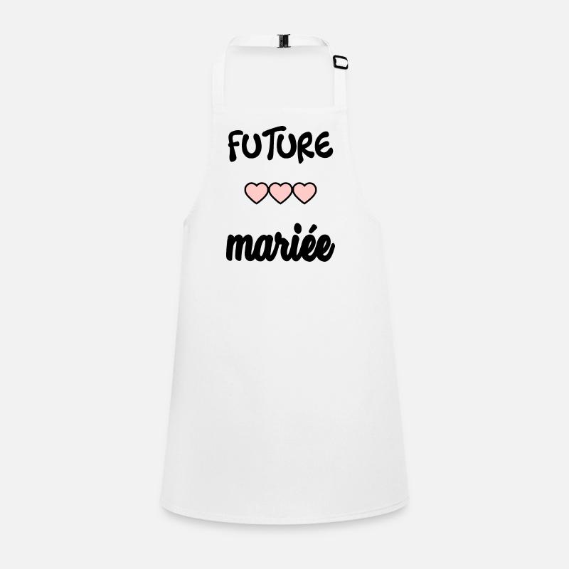 MARIEE. FUTURE MARIEE Tablier Enfant