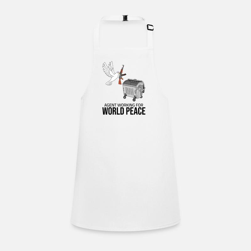 Agent œuvrant pour la paix dans le monde Tablier Enfant