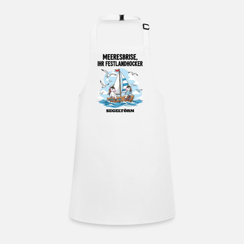 Unicorn Sailing Trip Children's Apron