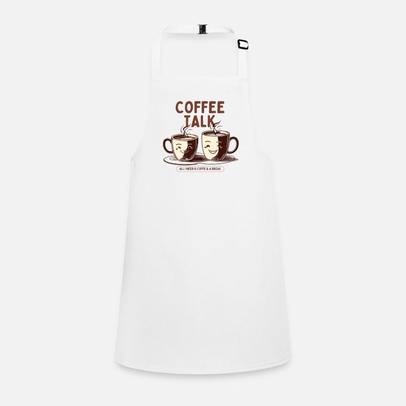 Coffee Addict – Coffee Lover Design Children's Apron