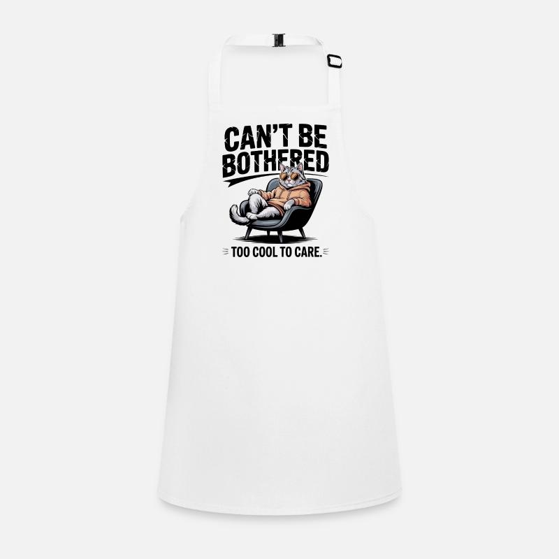Can't Be Bothered Cat Attitude Children's Apron