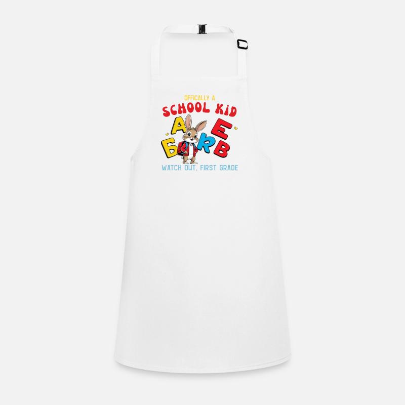 Schoolchild with ABC letters design Children's Apron