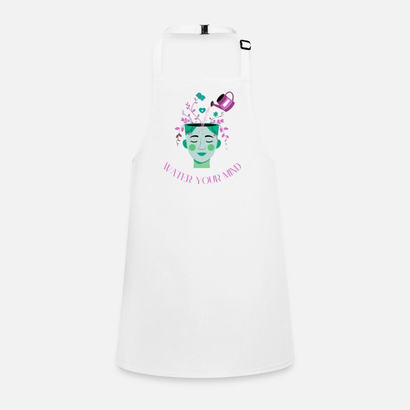 Refreshing thought power motif Children's Apron