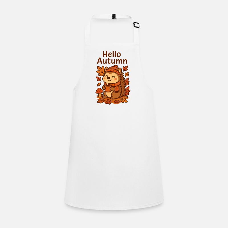 Bonjour hérisson d’automne Sip confortable Igel Herbst Tablier Enfant
