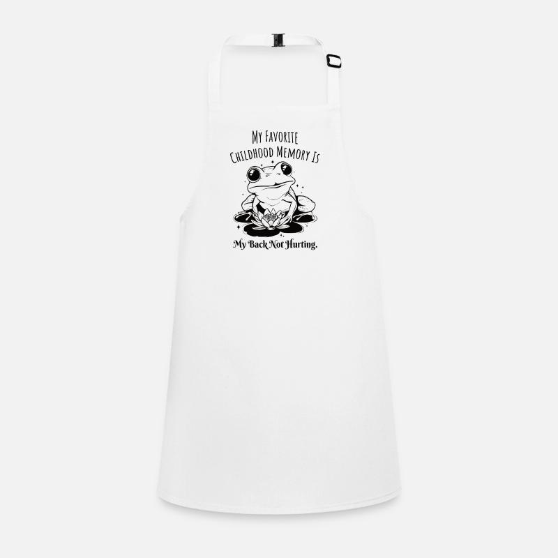 Maux de dos Vintage Frog Tablier Enfant