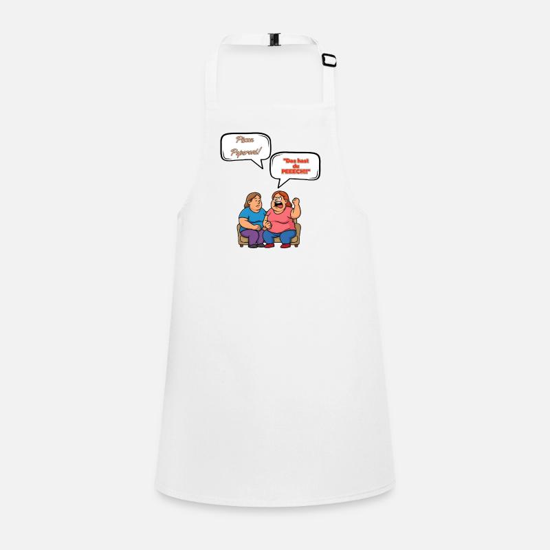 Pizza Peperoni Streit Schürze für Kinder