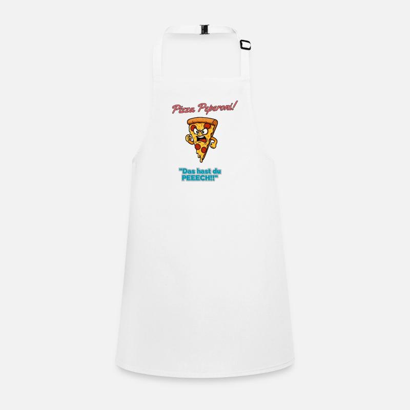 Pizza Pepperoni Angry Slice Children's Apron