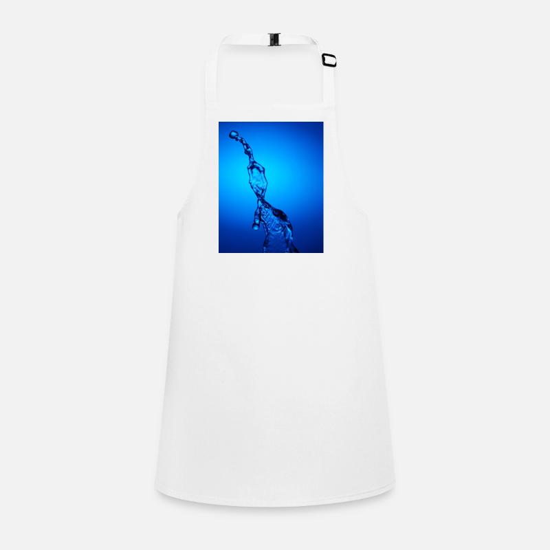 Blue Backlit Water Abstract Children's Apron