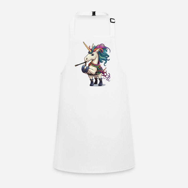 Cornemuses Licorne Colorées Tablier Enfant