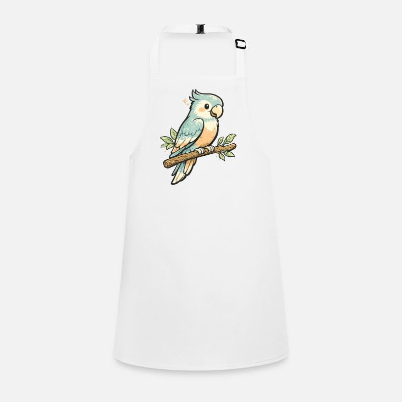 Perroquet pastel sur une branche – style vintage Tablier Enfant