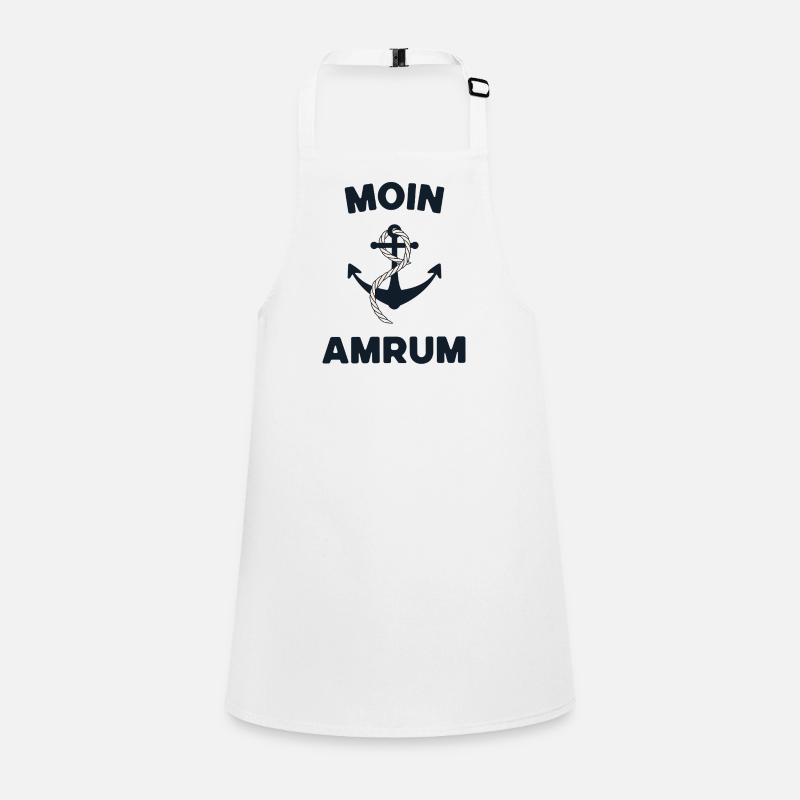 Moin Amrum – Maritimes Anker-Design Schürze für Kinder