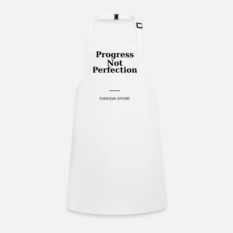 Progress Not Perfection Tablier Enfant