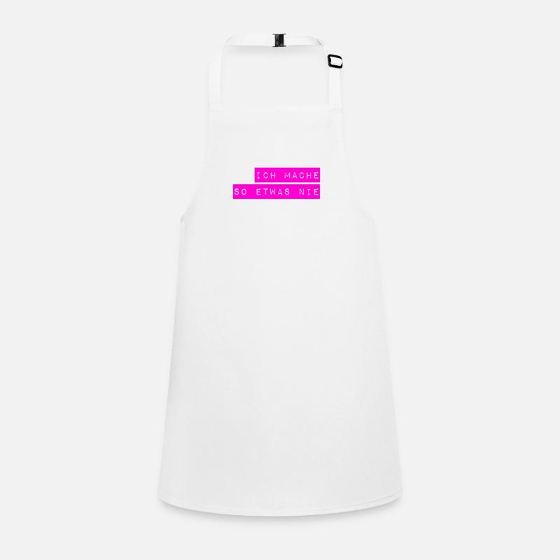 das mache ich nicht Schürze für Kinder