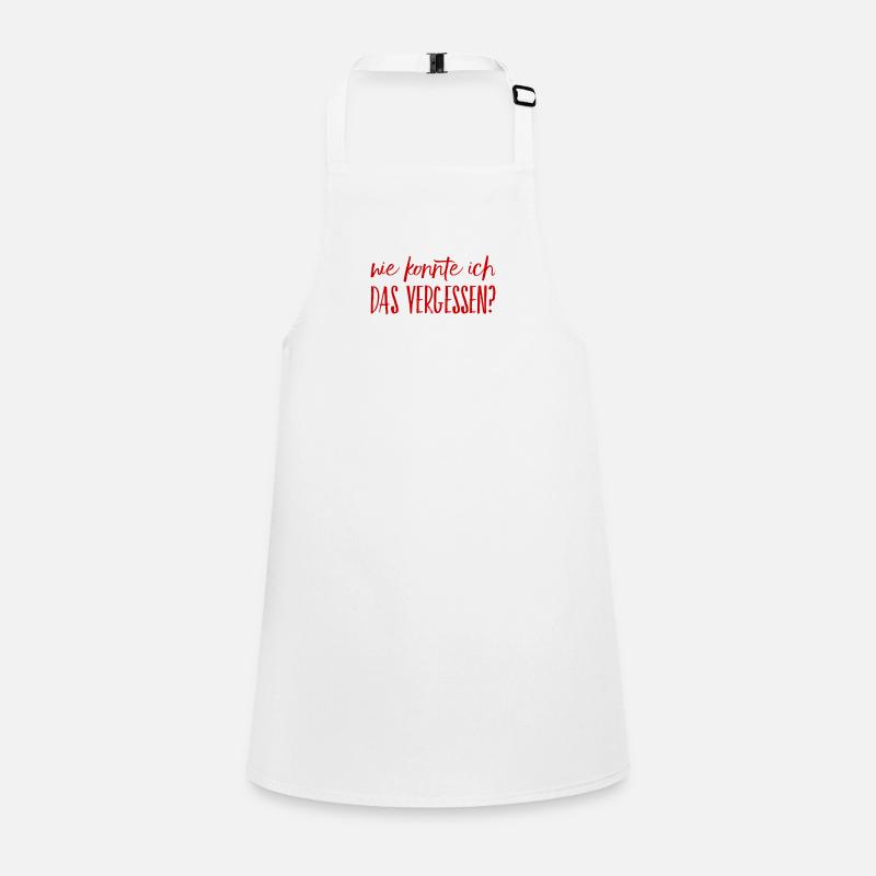 ich habe es vergessen Schürze für Kinder