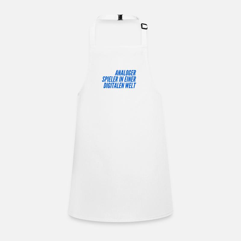 I'm an analog player Children's Apron