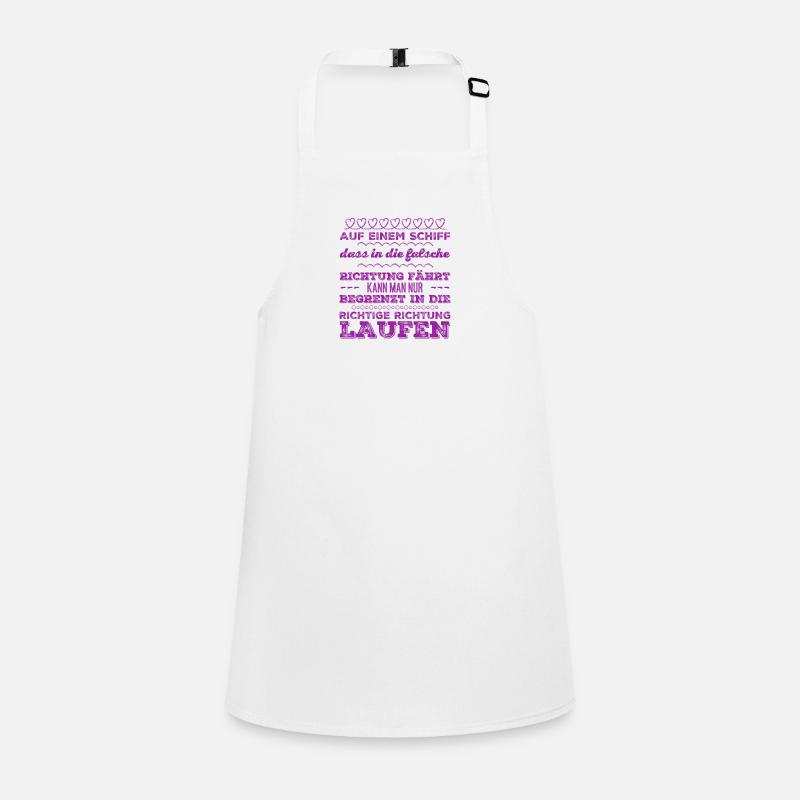 to run in the right direction Children's Apron