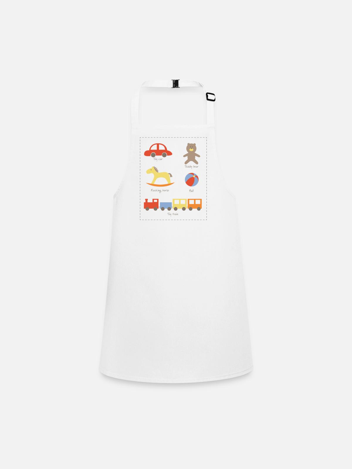 Jouets - Tablier Enfant - blanc - Devant