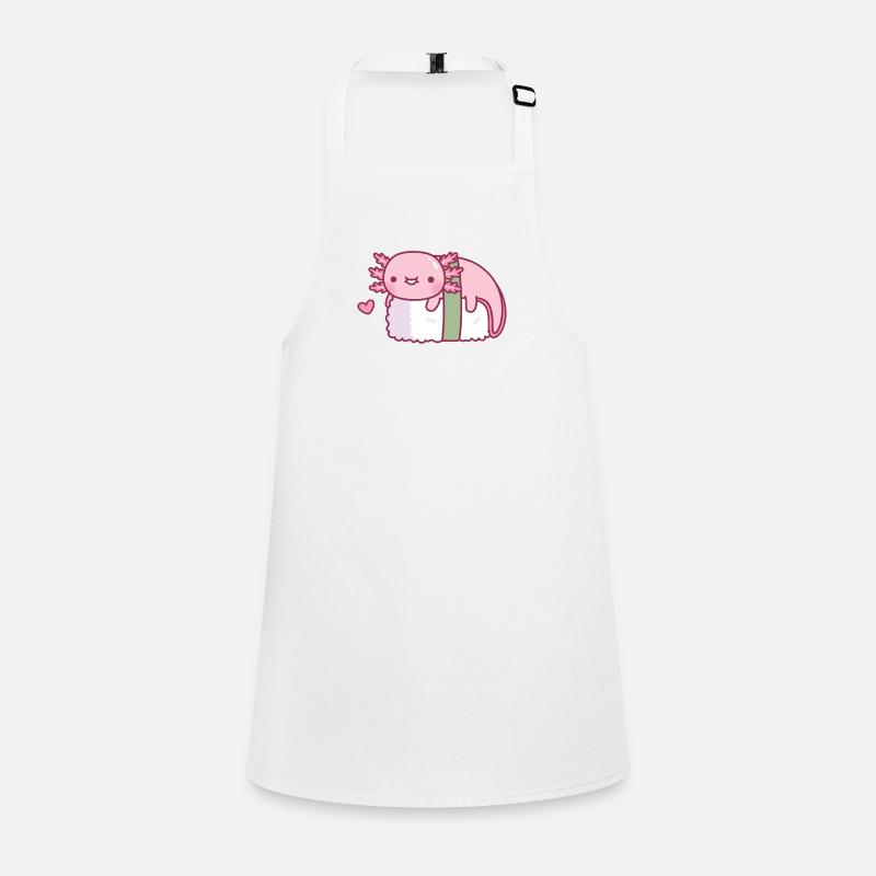 Mignon Axolotl Sushi Drôle Tablier Enfant