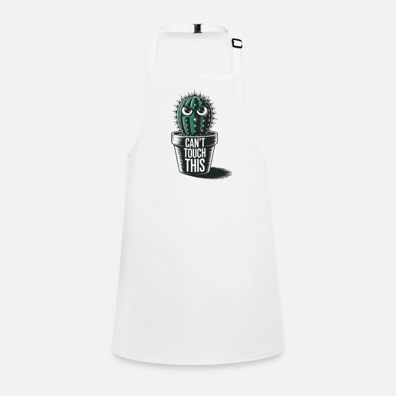 Can't Touch This – Funny Cactus with Saying Children's Apron