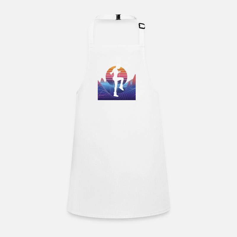 Vaporwave Rope Jumping Children's Apron