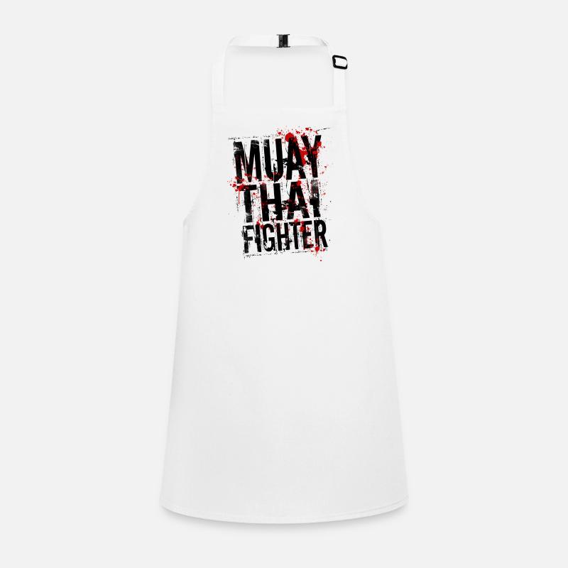 Muay Thai fighter - Tablier Enfant - blanc