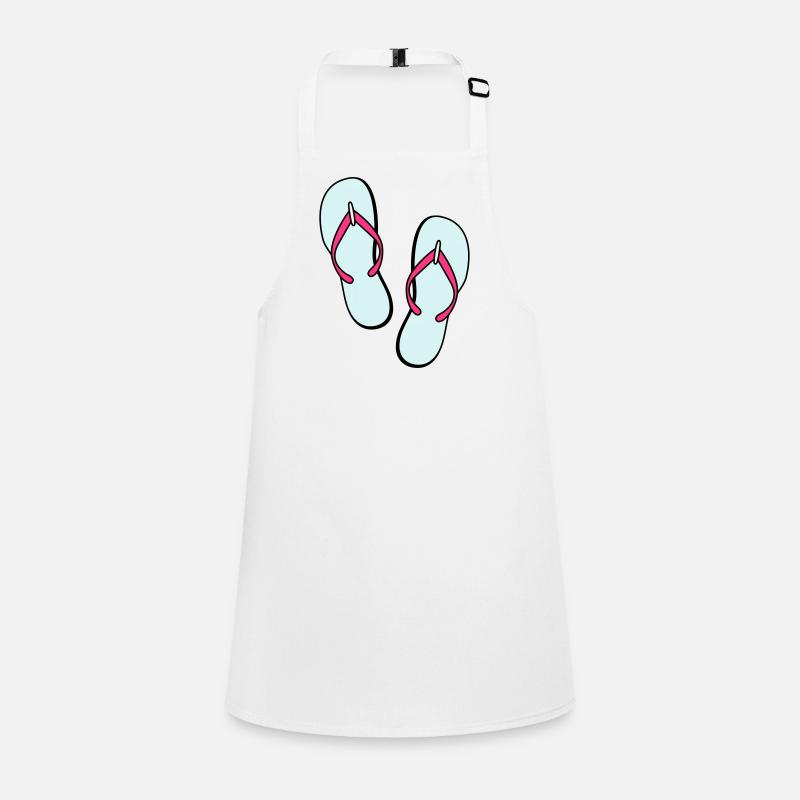flip flops sommer beach strand party Schürze für Kinder