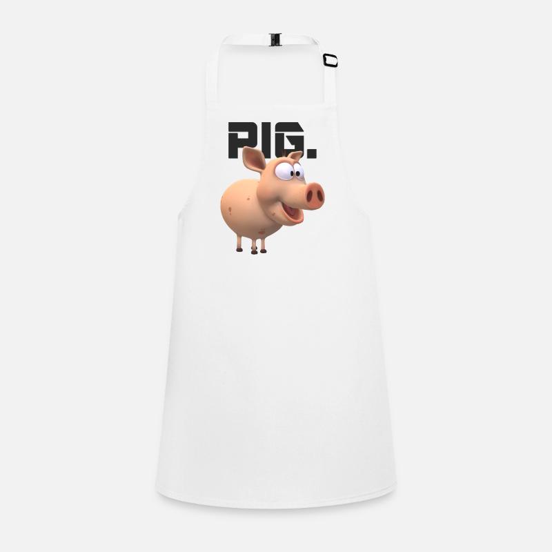 Pig Animal Funny Children's Apron