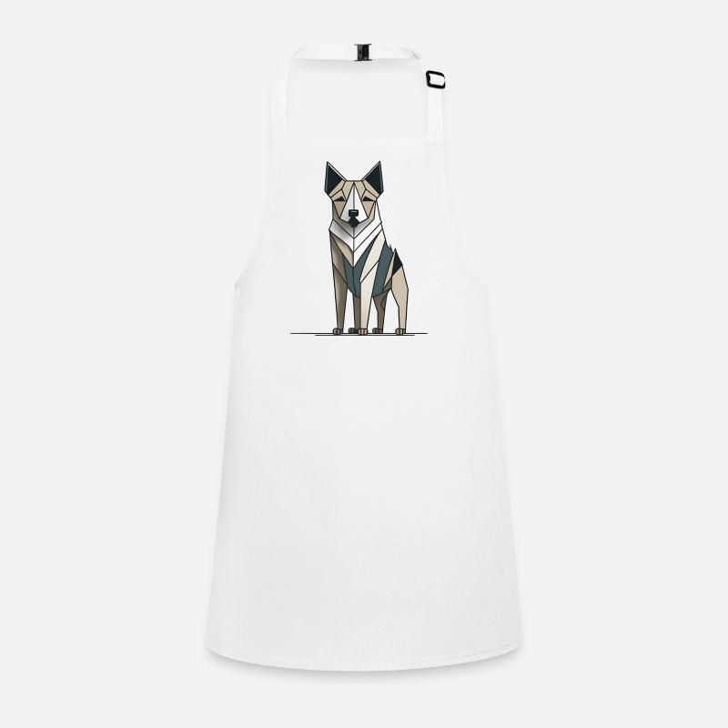 Minimalistic Dog Children's Apron