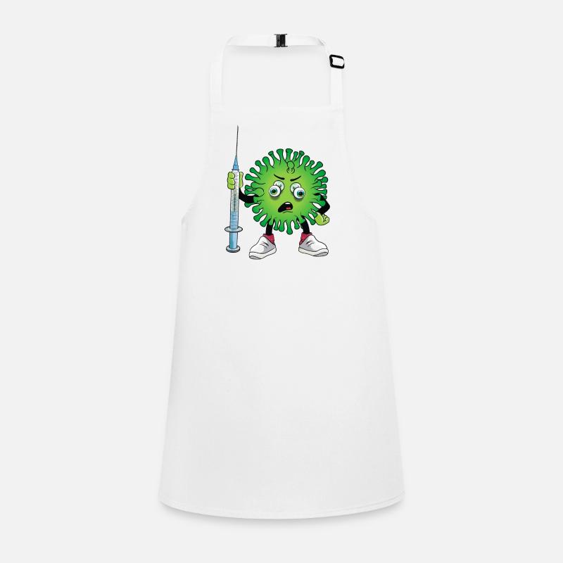 Virus avec seringue Tablier Enfant