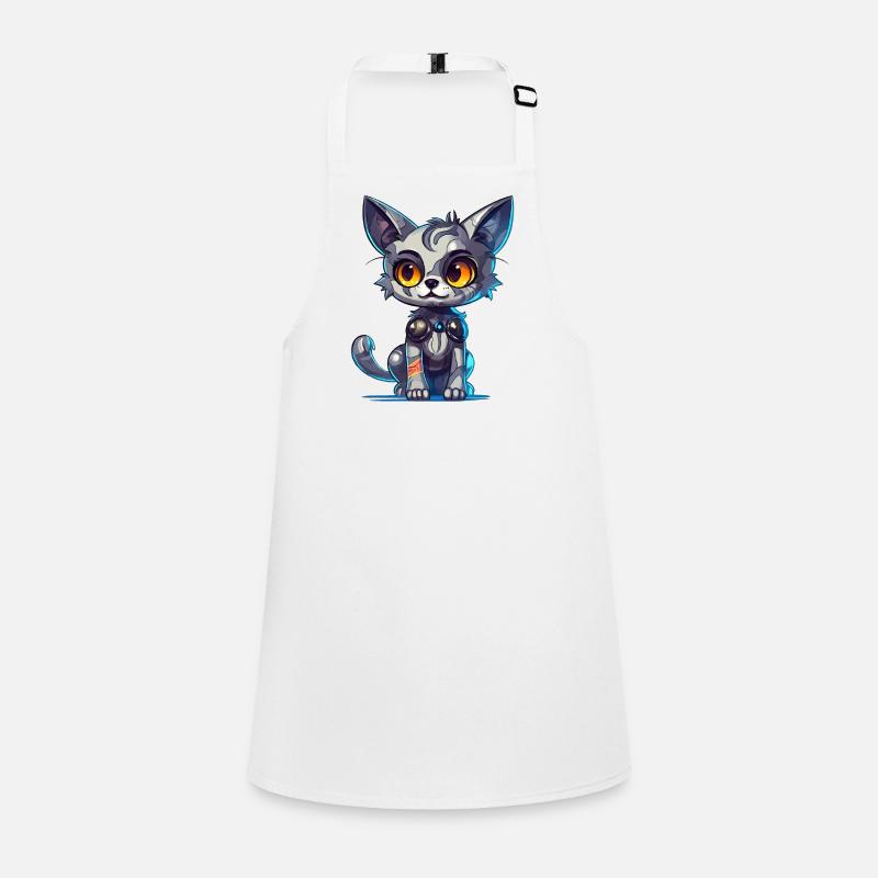 Chaton cyborg Tablier Enfant