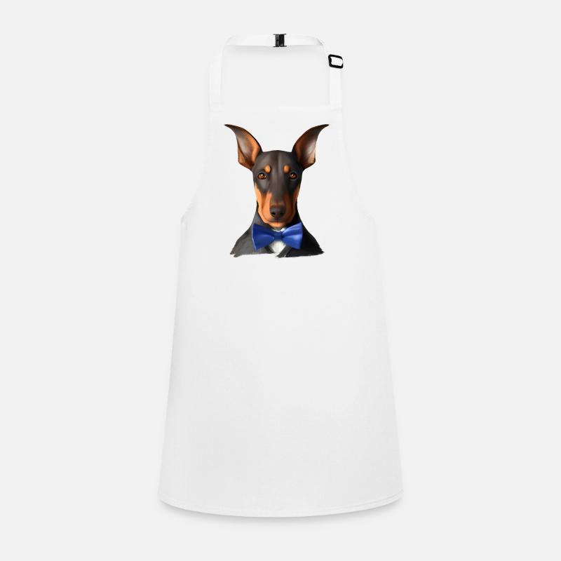 Dobermann Dobermannwelpe Hund Dobermanntrainer Schürze für Kinder