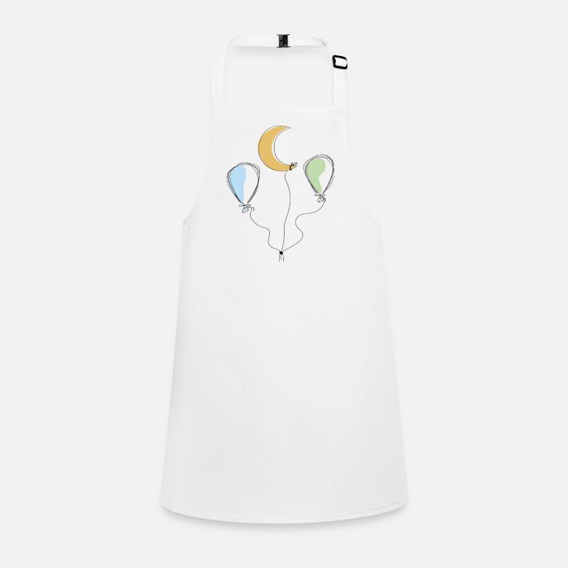 Moon and Balloons Children's Apron