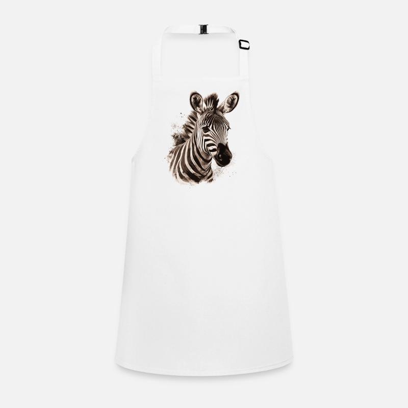 Zebra Afrika Tier Schürze für Kinder