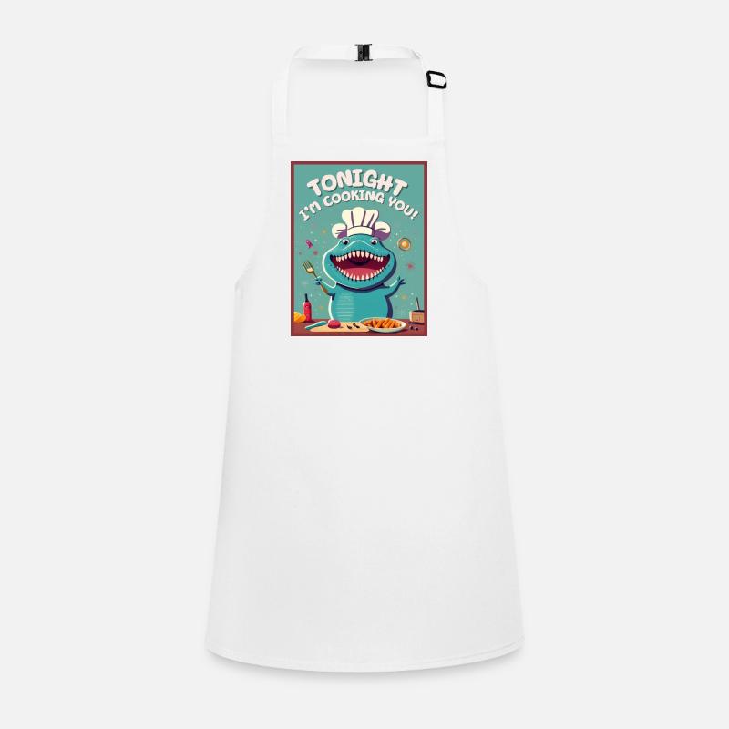 Kitchen apron with a T-rex i'm cooking you Children's Apron