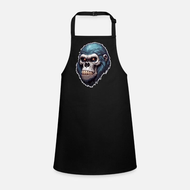 Gorilla Skull / Tier / Wild / Affe / Primat Schürze für Kinder