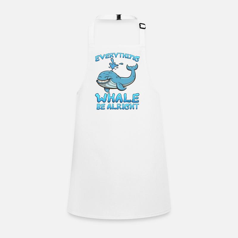 Tout va bien pour les baleines Tablier Enfant