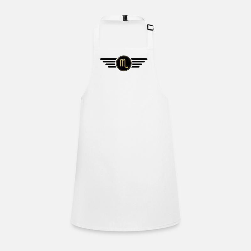 Signe du zodiaque Scorpion, design exclusif de t-shirt Tablier Enfant