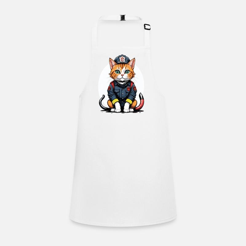 Cat Fire Brigade Cat Love Cat Lover Children's Apron