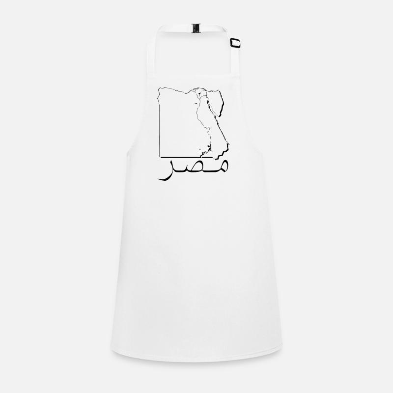 Egypt map as outline EC Children's Apron