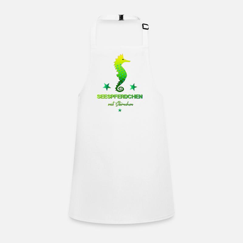 Seepferdchen mit Sternchen Schwimmabzeichen Schürze für Kinder
