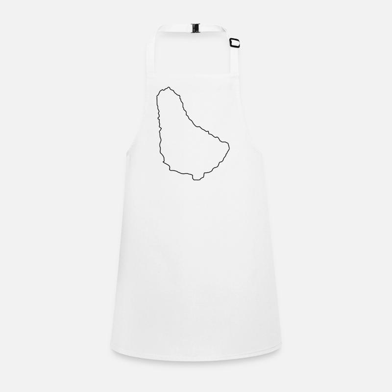 Barbados Map Children's Apron