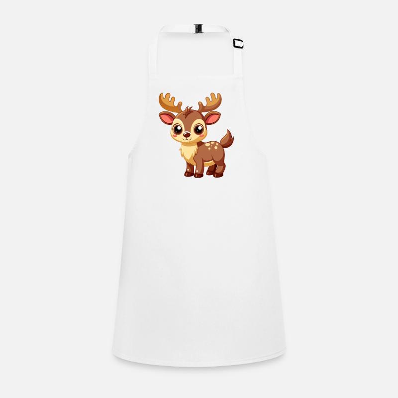 Cute Baby Moose Children's Apron