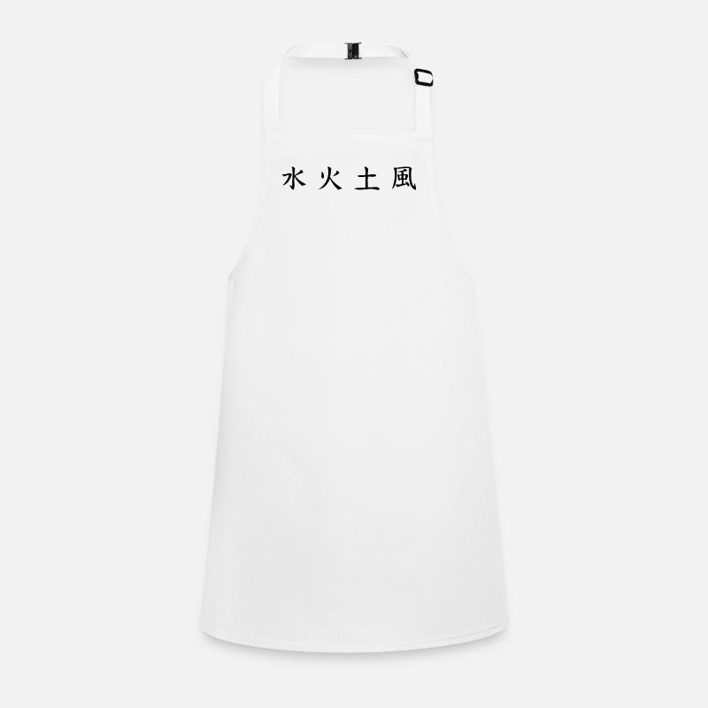 Chemise Elements : Eau, Feu, Terre, Vent Tablier Enfant